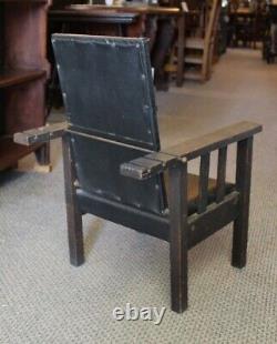 Antique Mission Oak Childs Morris Chair Unique Find! Arts and Crafts Style