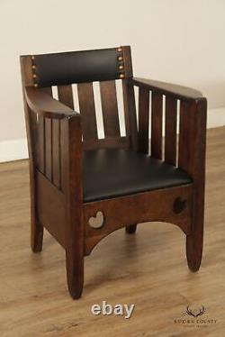 Antique Mission Oak Club Chair
