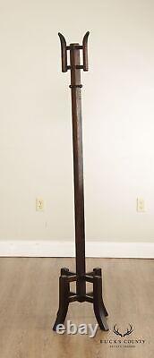 Antique Mission Oak Coat Rack