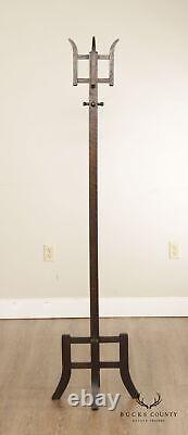 Antique Mission Oak Coat Rack