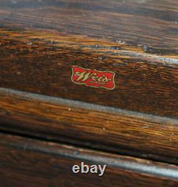 Antique Mission Oak File Filing Cabinet Weis original finish