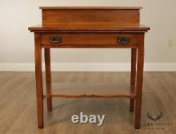 Antique Mission Oak One Drawer Server, Console Table