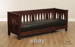 Antique Mission Oak Settle