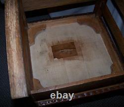 Antique Mission Oak Sewing Rocking Chair -Gustav Stickley