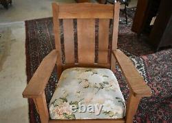 Antique Mission Oak Style Rocker, Vintage Rocking Chair