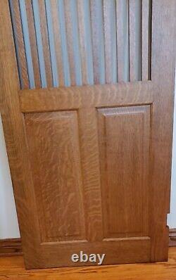 Antique Mission Oak Swinging Saloon Style Hinged Door BEAUTIFUL