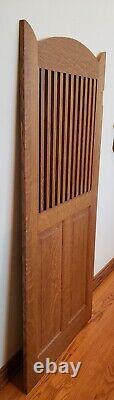 Antique Mission Oak Swinging Saloon Style Hinged Door BEAUTIFUL