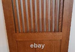 Antique Mission Oak Swinging Saloon Style Hinged Door BEAUTIFUL