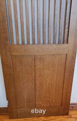 Antique Mission Oak Swinging Saloon Style Hinged Door BEAUTIFUL