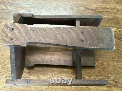 Antique Mission Style ARTS & CRAFTS Oak Plant Stand Original 1900s 18