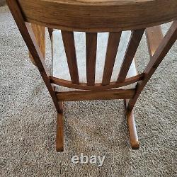 Antique Mission Style Tiger Oak Rocking Chair