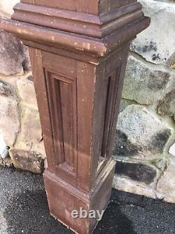 Antique Newel Post Arts & Crafts Mission Style Architectural Salvage Early 1900