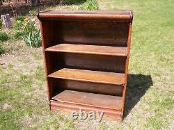 Antique Oak Barrister 3 Section Stacking Bookcase Mission Oak Quatersawn
