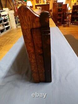 Antique Oak Bookcase top sectional Macey Globe stacking 1905