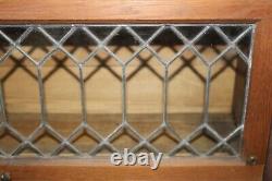 Antique Oak Lundstrom 4 Stack Stacking Barristers Lawyers Bookcase Leaded Glass