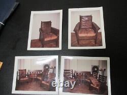 Antique Paine Furniture Company of Boston MA. Oak Wood 5 Piece Set Mission Style