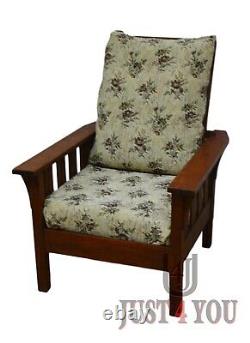 Antique Quartersawn Oak Mission Morris Chair