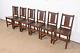 Antique Signed Stickley Mission Oak Arts & Crafts Dining Chairs, Circa 1900