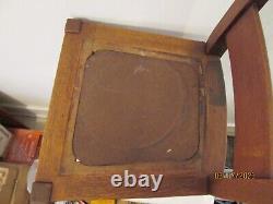 Antique Stickley Bros/Quaint Furniture Art/Craft/Mission Oak chair vintage 1910