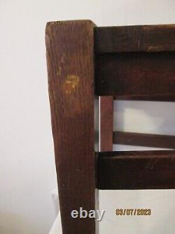 Antique Stickley Bros/Quaint Furniture Art/Craft/Mission Oak chair vintage 1910