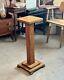 Antique Tiger Oak Pedestal Table Craftsman Antique Arts & Crafts 29.5 Tall