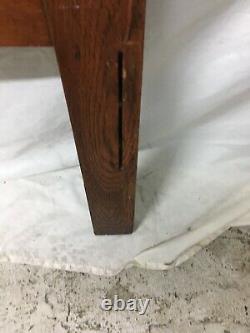 Antique Vintage Arts & Crafts Mission Oak Twin Bed Stickley Era Missing Rails