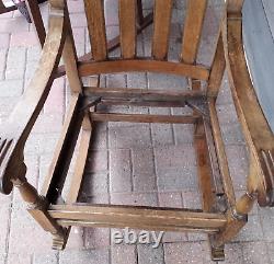 Antique/Vintage French Mission Oak Rocking Chair