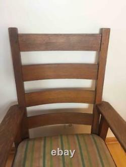 Antique Vintage STICKLEY BROTHERS Quaint Furniture Mission Oak Wooden Chair