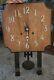 Antique Working 1920's National Clock Co. Mission Oak 8 Day Regulator Wall Clock