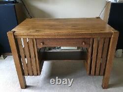 Antique mission oak desk/Library desk
