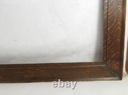 Antique mission oak picture frame 20 by 40