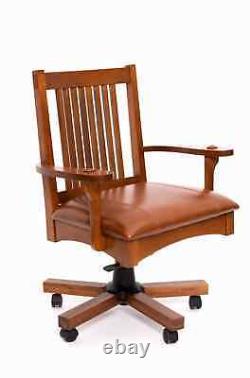 Arts And Crafts Mission Oak Office Chair