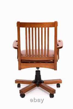 Arts And Crafts Mission Oak Office Chair