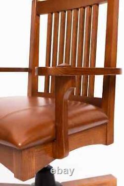 Arts And Crafts Mission Oak Office Chair