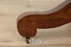 Arts & Crafts Mission Oak 42 Antique Dining Table, 3 Leaves #47985