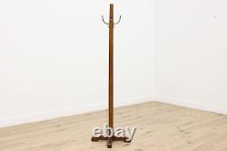 Arts & Crafts Mission Oak Antique Craftsman Coat & Hat Stand #47854