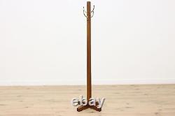 Arts & Crafts Mission Oak Antique Craftsman Coat & Hat Stand #47854