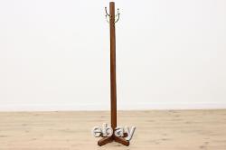 Arts & Crafts Mission Oak Antique Craftsman Coat & Hat Stand #47854