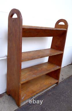 Arts & Crafts, Mission Oak V-trough Oak Book Stand, Larger Size. Solid & Heavy