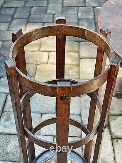 Arts & Crafts Oak Umbrella Stand by Liberty Of London c. 1920