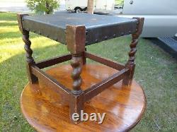Arts & Crafts mission oak The Lakeside Craft shops foot stool original condition