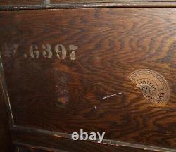 Arts and Crafts Mission Oak China or Curio Cabinet 32? Wide Paine Furniture