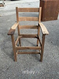 Barn find project! Salvage mission oak stickley arm chair arts crafts
