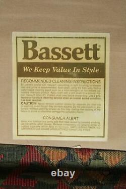 Bassett Mission Style Oak Spindle Sofa
