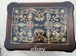 California Mission Arts Crafts Tile Wood Table Monterrey Catalina 17.50x 23.50