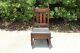 Charming Mission Oak Original Finish Rocking Chair with Sewing Drawer Ca. 1910