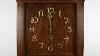 Craftsman Antique Mission Oak Arts U0026 Crafts Tall Case Grandfather Clock