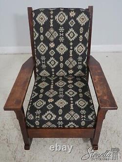 F64058EC STICKLEY Signed Antique Mission Oak Rocker