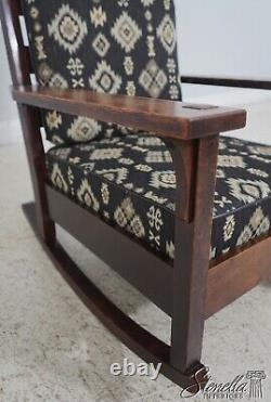 F64058EC STICKLEY Signed Antique Mission Oak Rocker