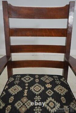 F64058EC STICKLEY Signed Antique Mission Oak Rocker